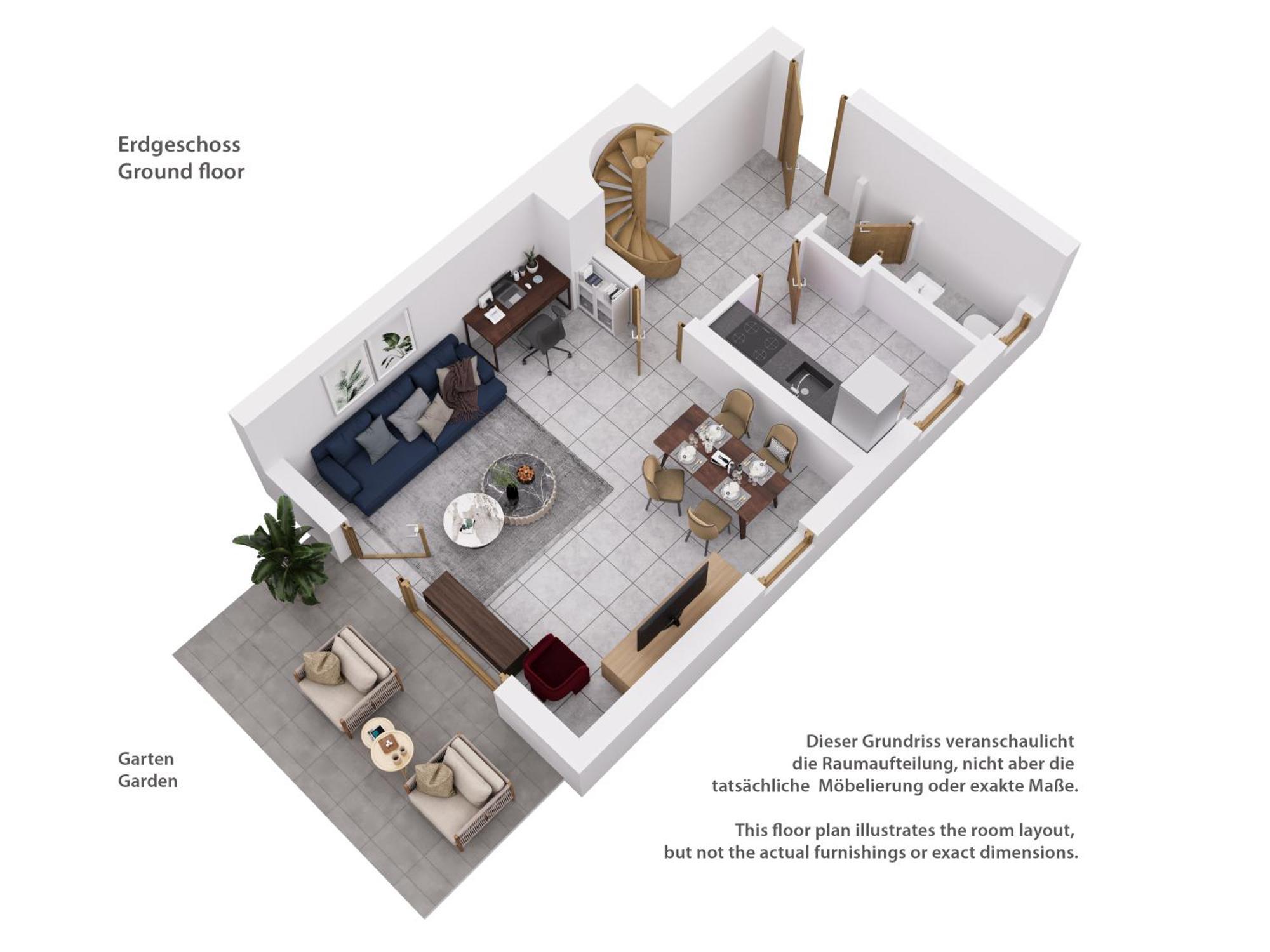 Moderne Maisonette Mit Garten Unterschleißheim Buitenkant foto