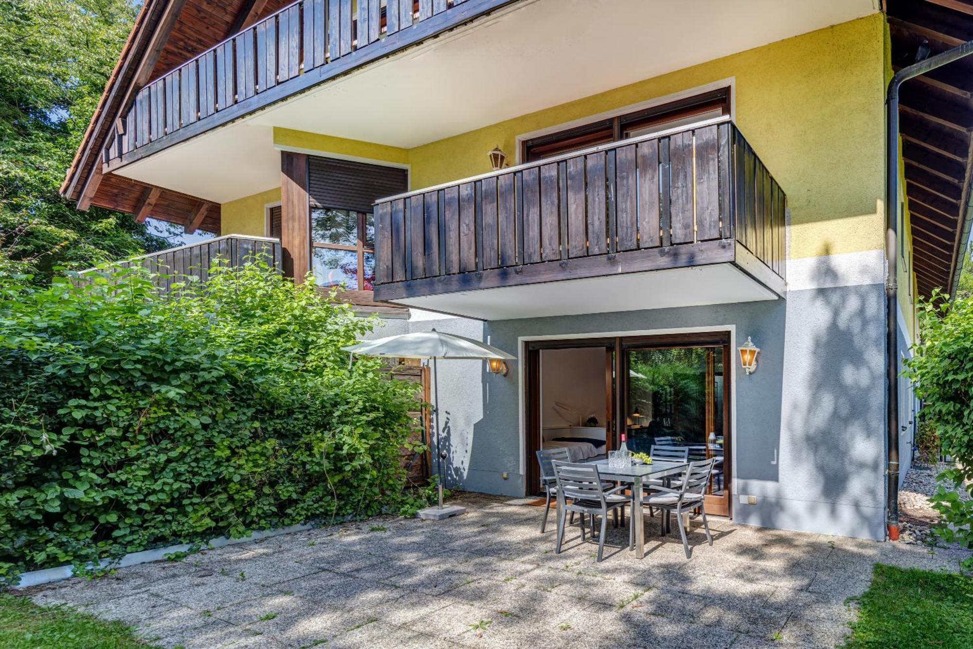 Moderne Maisonette Mit Garten Unterschleißheim Buitenkant foto